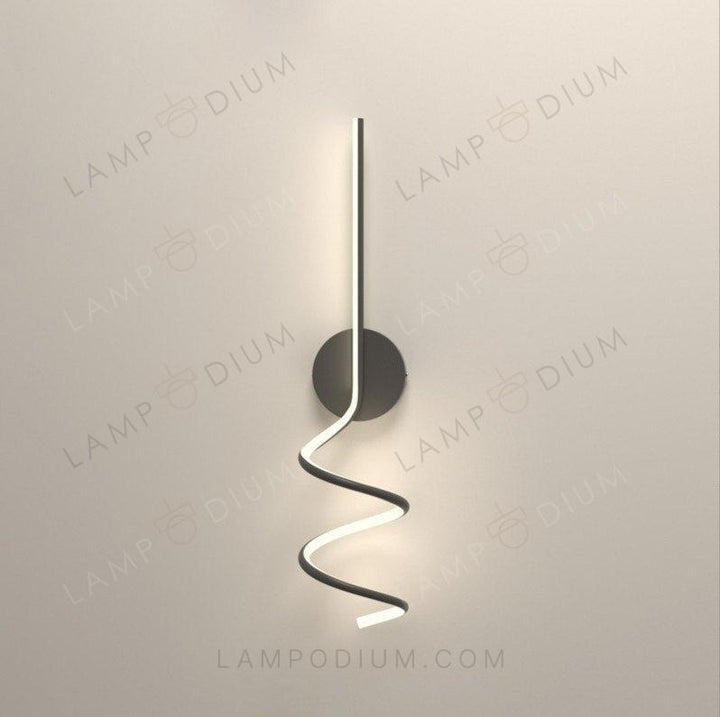 Wall sconce LIGHT CURLS