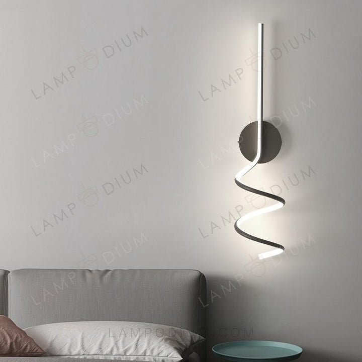 Wall sconce LIGHT CURLS