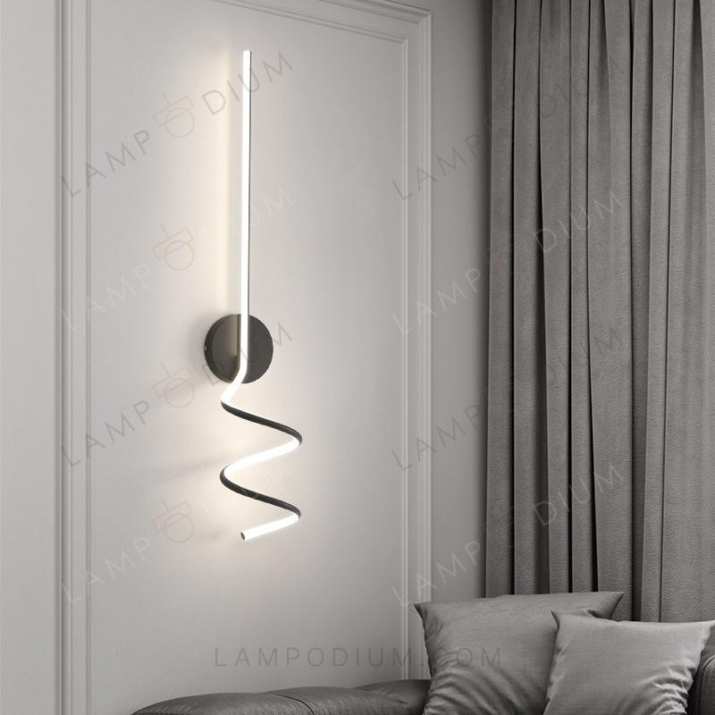 Wall sconce LIGHT CURLS