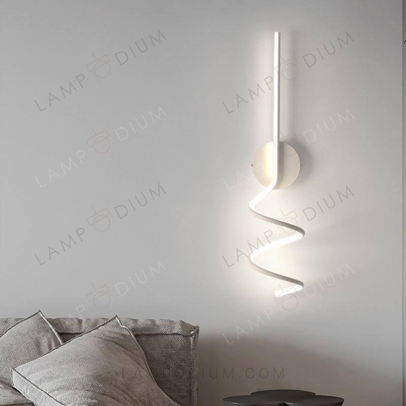 Wall sconce LIGHT CURLS