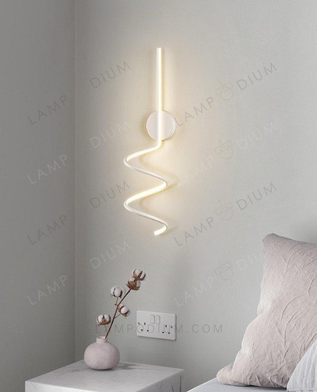 Wall sconce LIGHT CURLS