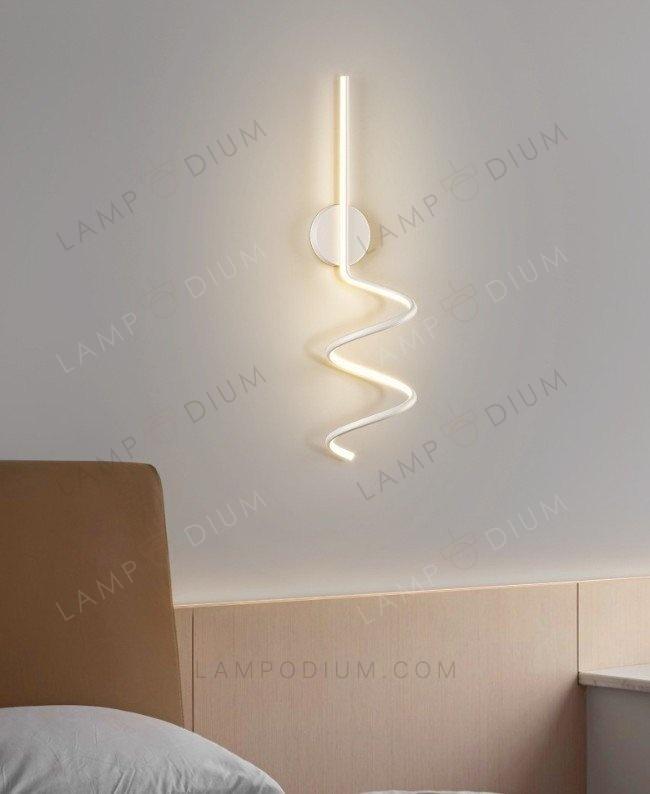 Wall sconce LIGHT CURLS