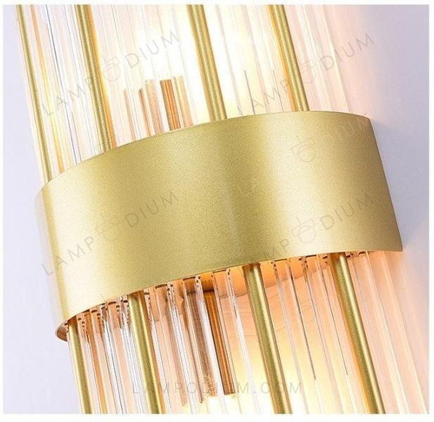 Wall sconce STICK GOLD GLASS