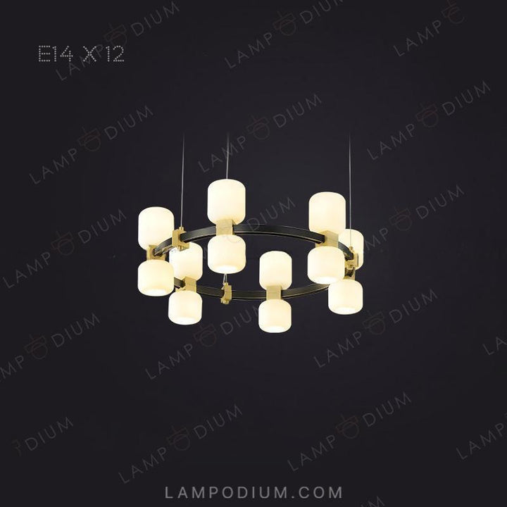 Circular chandeliers and light fixtures WENDEL