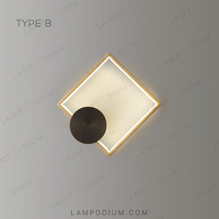 Wall lamp WOLKE WIDE