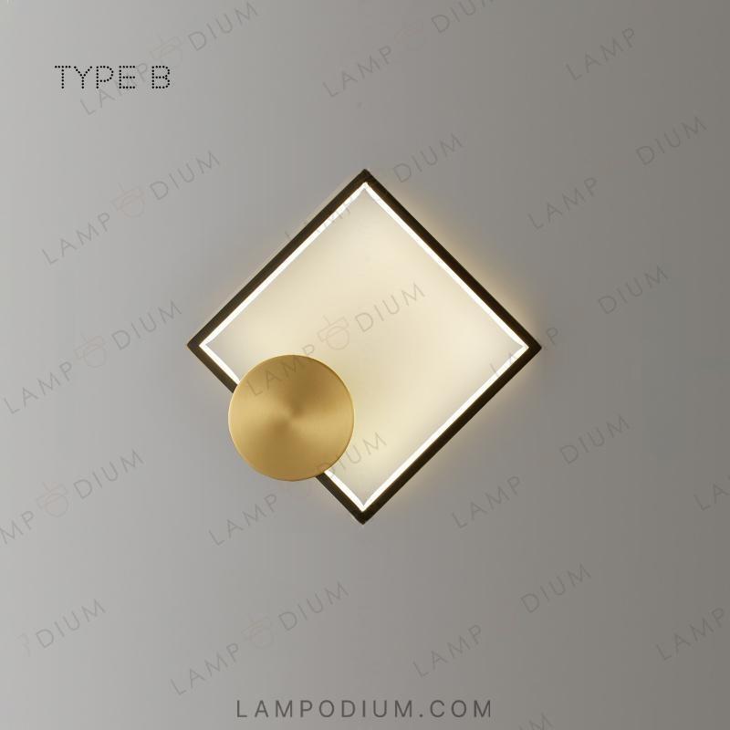 Wall lamp WOLKE WIDE