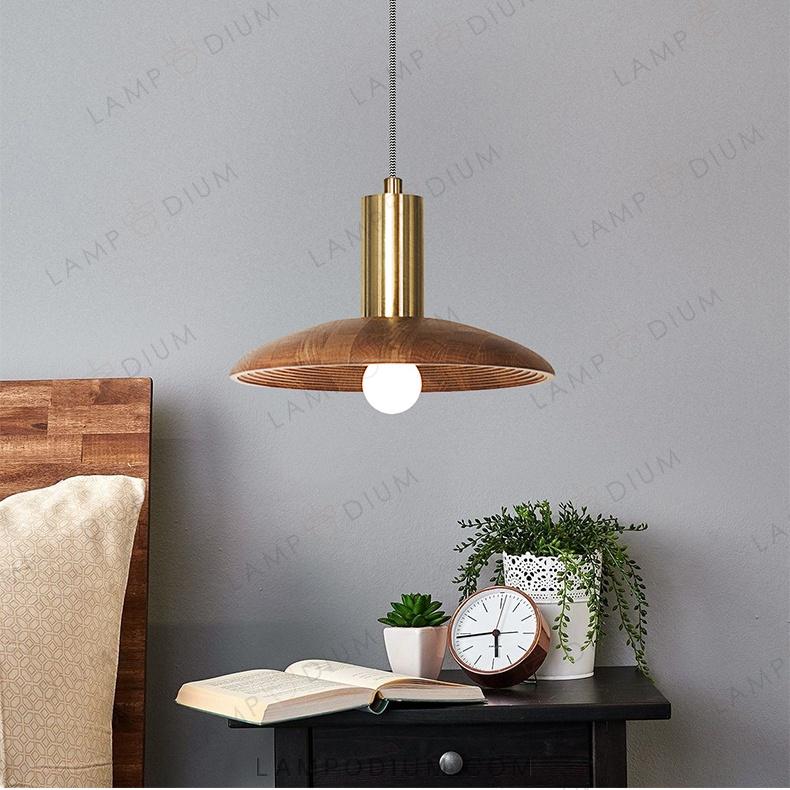 Pendant light WOOD C