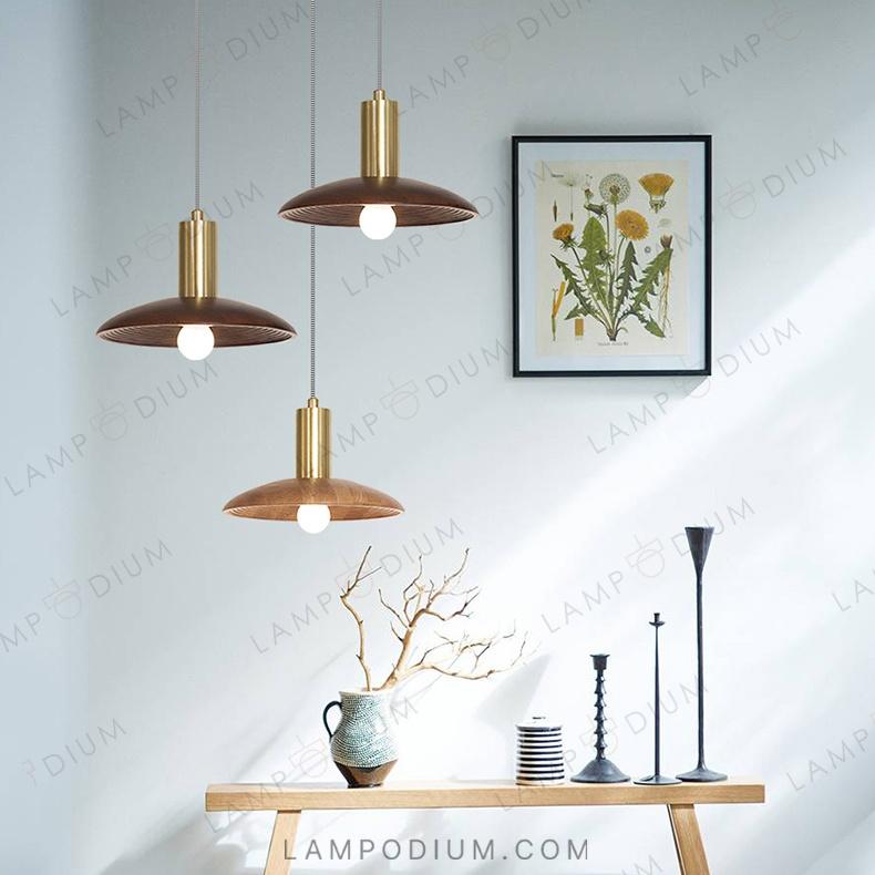 Pendant light WOOD C