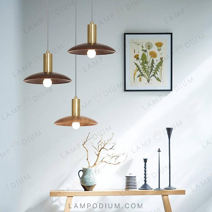 Pendant light WOOD C