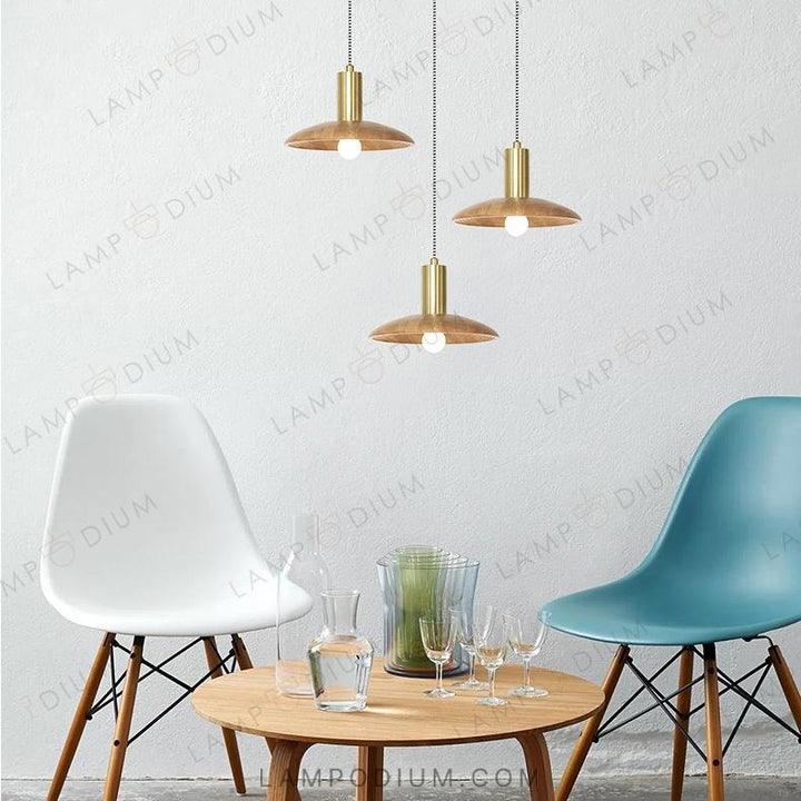 Pendant light WOOD C