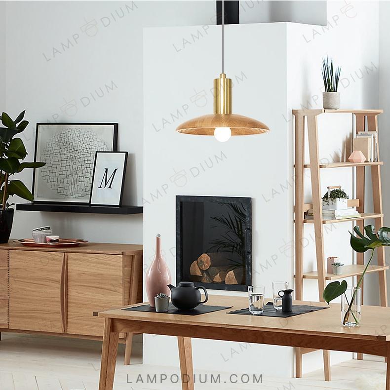 Pendant light WOOD C