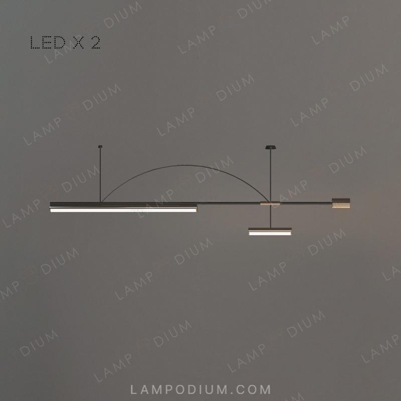 Recessed, linear luminaire ZODIAC ARCH