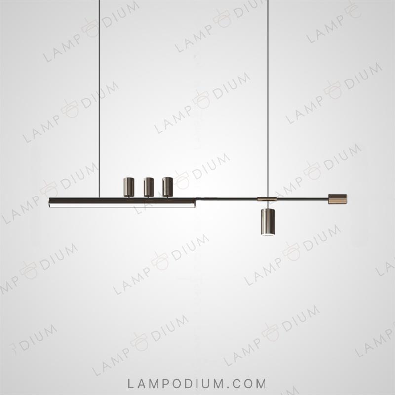 Linear, row luminaire ZODIAC B