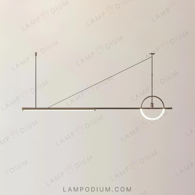 Linear, row luminaire ZODIAC