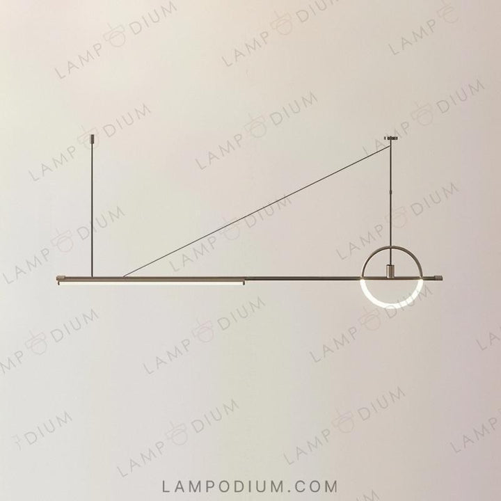 Linear, row luminaire ZODIAC