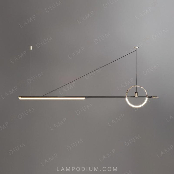 Linear, row luminaire ZODIAC